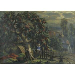 Kaniewski Jerzy Edmund (1909-1982) " W ogrodzie"
