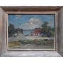 Wieczorek Karol (ur. 1949, Bytom) Pejzaż wiejski
