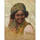 Behrmann Adolf (Abraham) (1876-1942)   „Portret kobiety” 