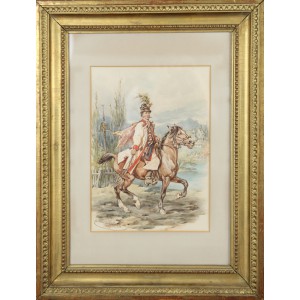 Kossak Juliusz (1824-1899)   „Krakowiak na koniu” 