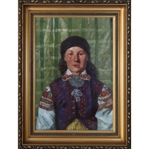 Stasiak Ludwik (1858-1924)   „Portret dziewczyny” 